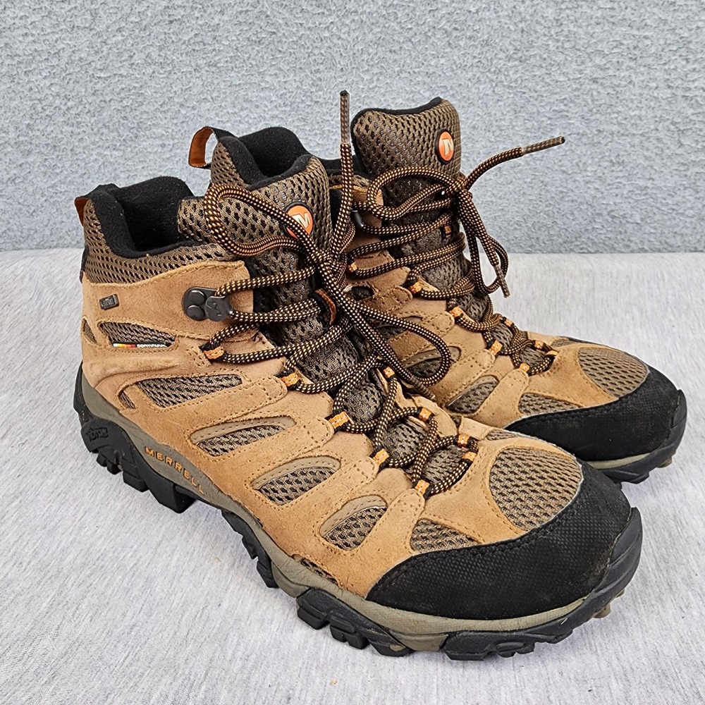 Merrell Moab 3 Mid Waterproof Hiking Boots Men's Size 11.5 Earth Brown J88623
